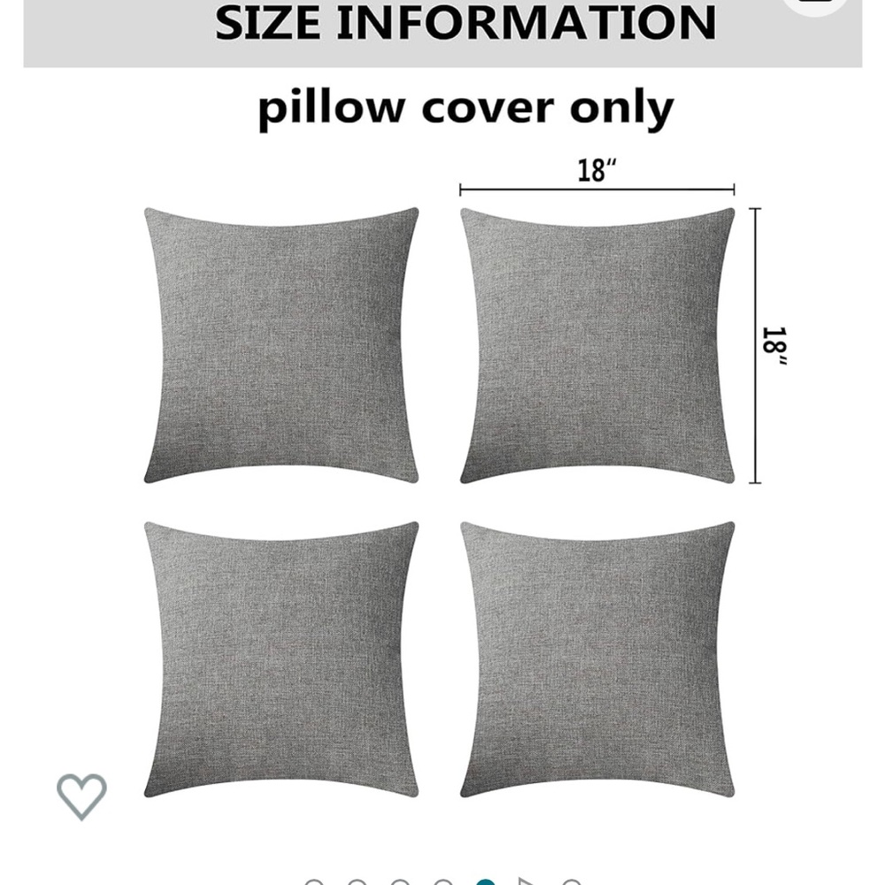 Home Brilliant Couch Pillow Covers Linen Square Throw Pillow Cases